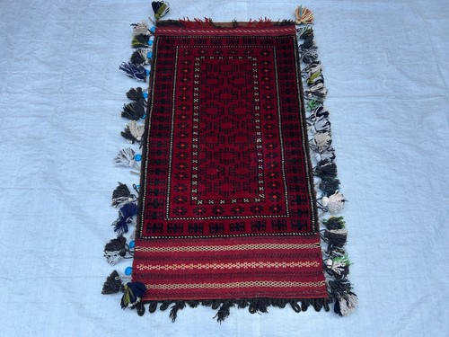 65x120cm red black - black, rug